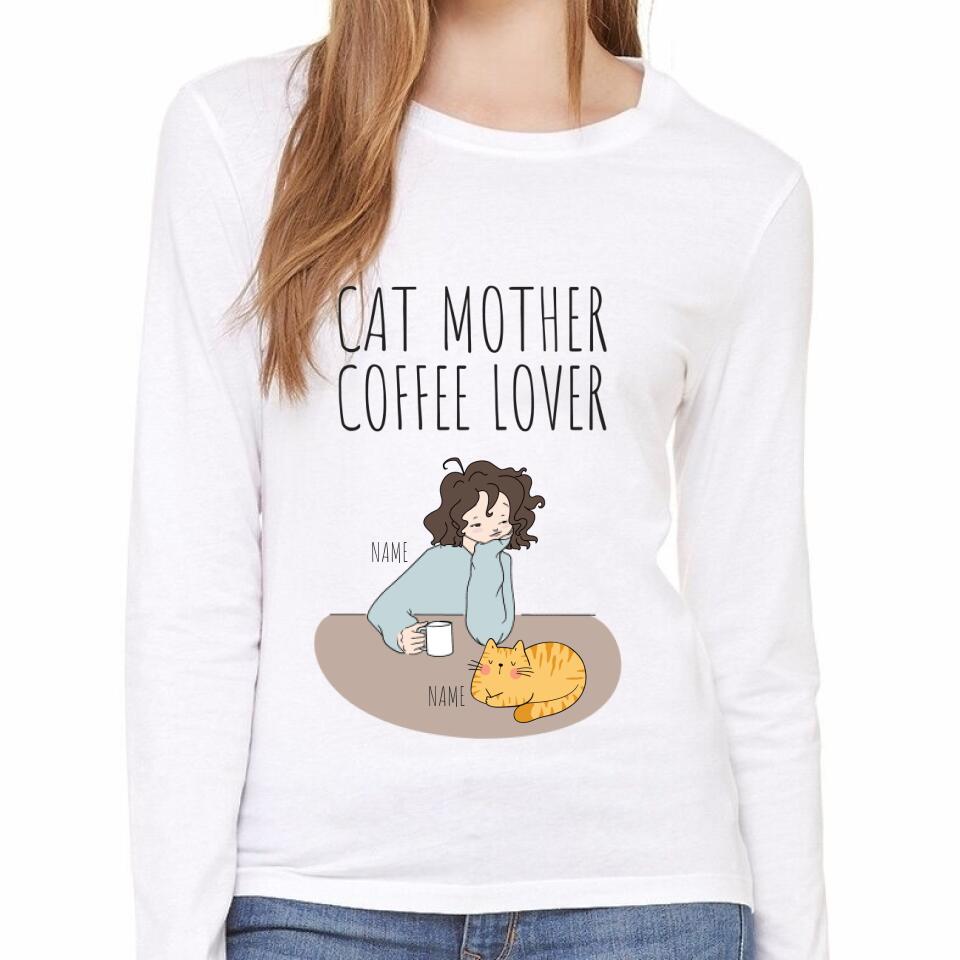 Personalized Cat Morning T-Shirt