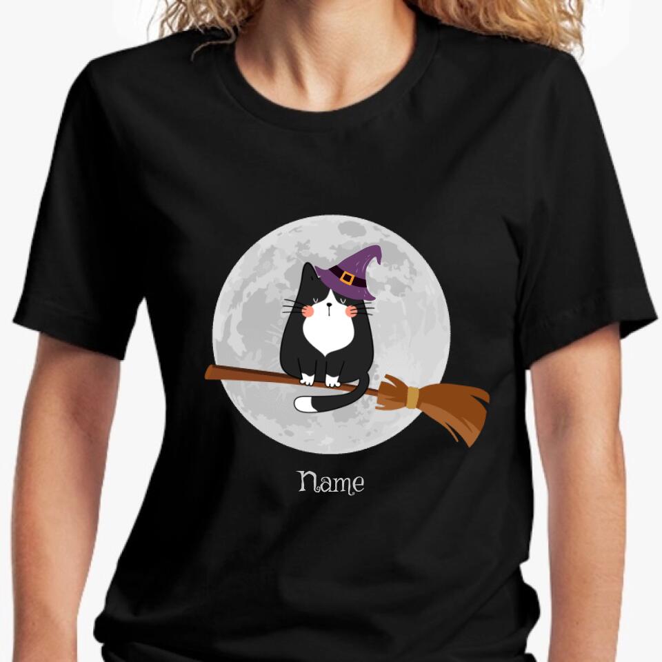 Personalized Halloween Cat T-Shirt