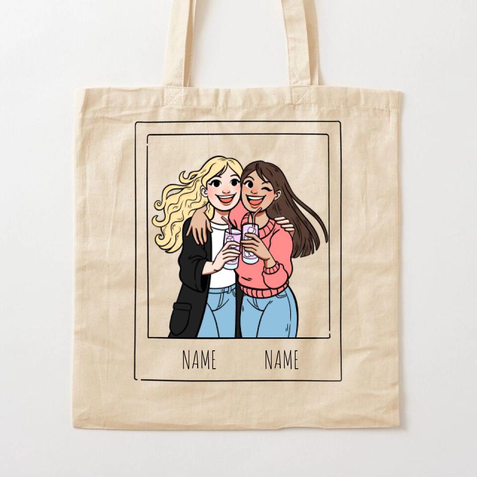 Personalized Girls Tote Bag