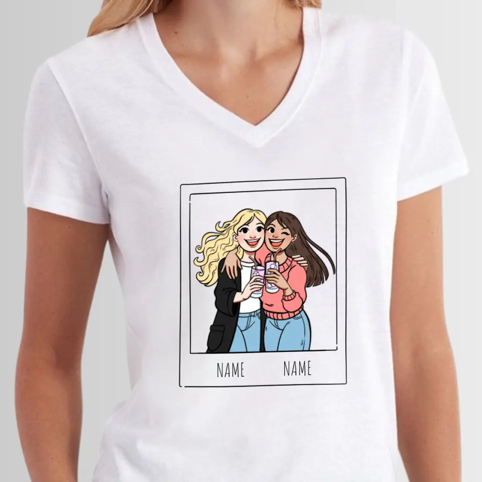 Personalized Besties T-Shirt