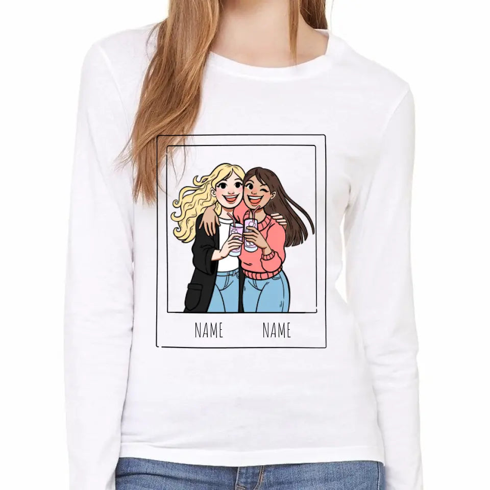 Personalized Besties T-Shirt