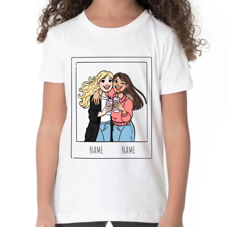 Personalized Besties T-Shirt