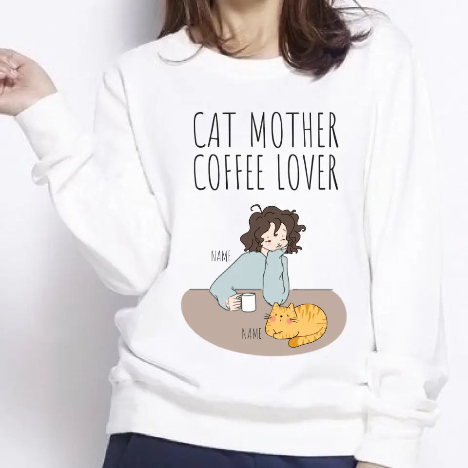 Personalized Cat Morning Sweatshirt