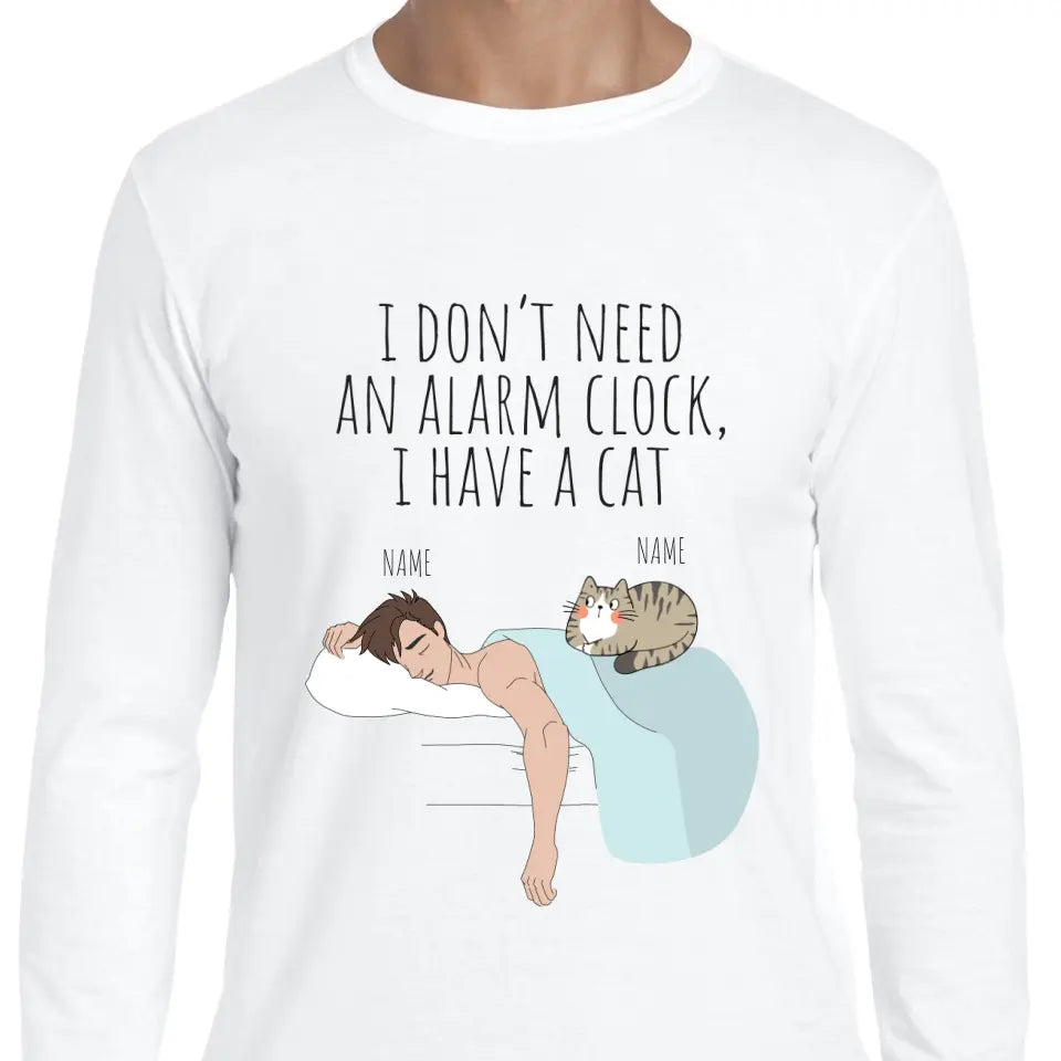 Personalized Cat Dad T-Shirt