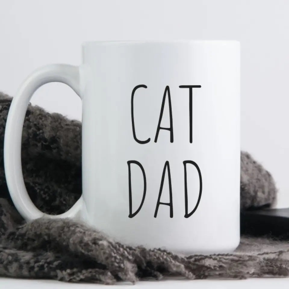 Personalized Cat Dad T-Shirt