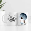 Cat Mom Watercolor Personalized Mug