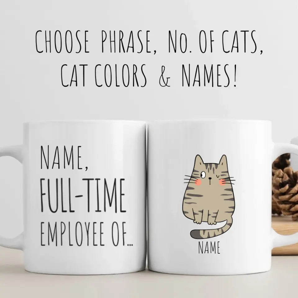 Your Cat Family Personalized Mug