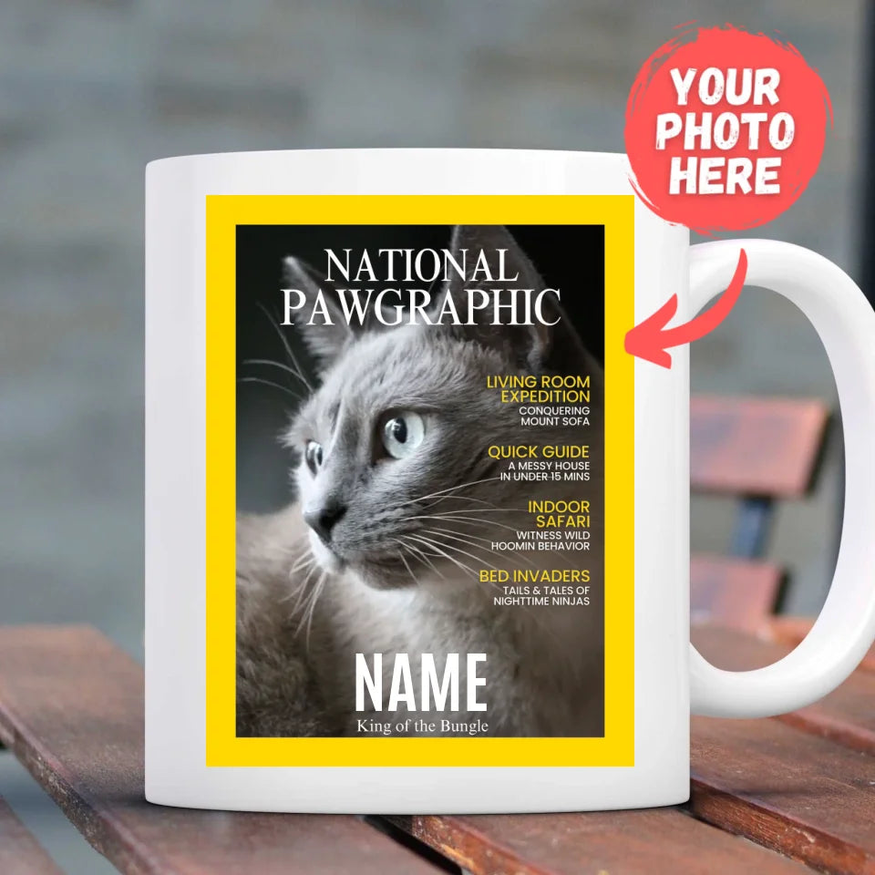 Personalized Pet Magazine Mug