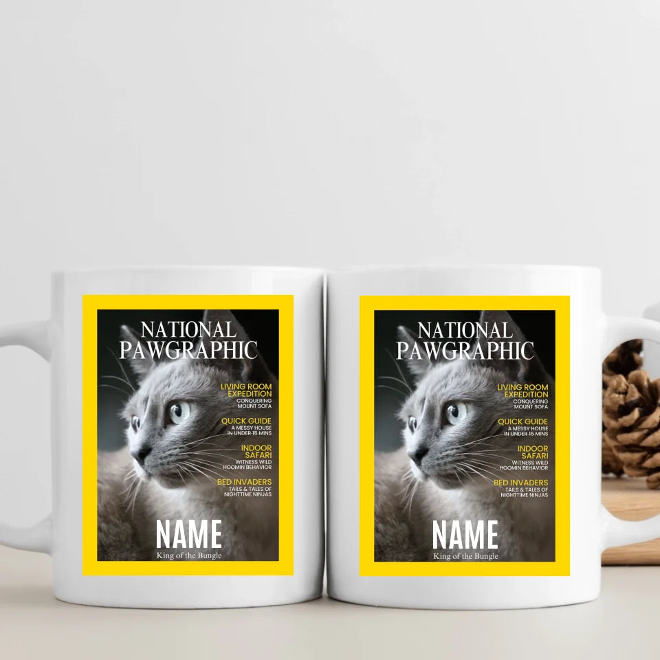 Personalized Pet Magazine Mug