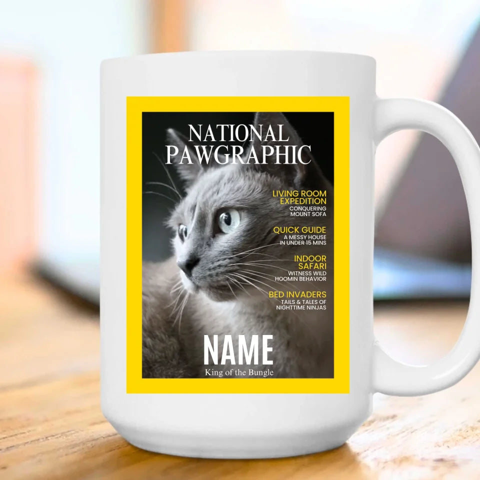 Personalized Pet Magazine Mug