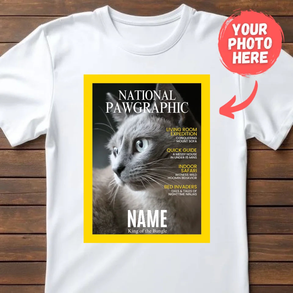 Personalized Pet Magazine T-Shirt