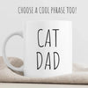 Personalized Cat Dad Mug