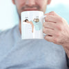 Personalized Cat Dad Mug