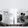 Personalized Dad Definition Mug