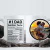 Personalized Dad Nutrition Facts Mug
