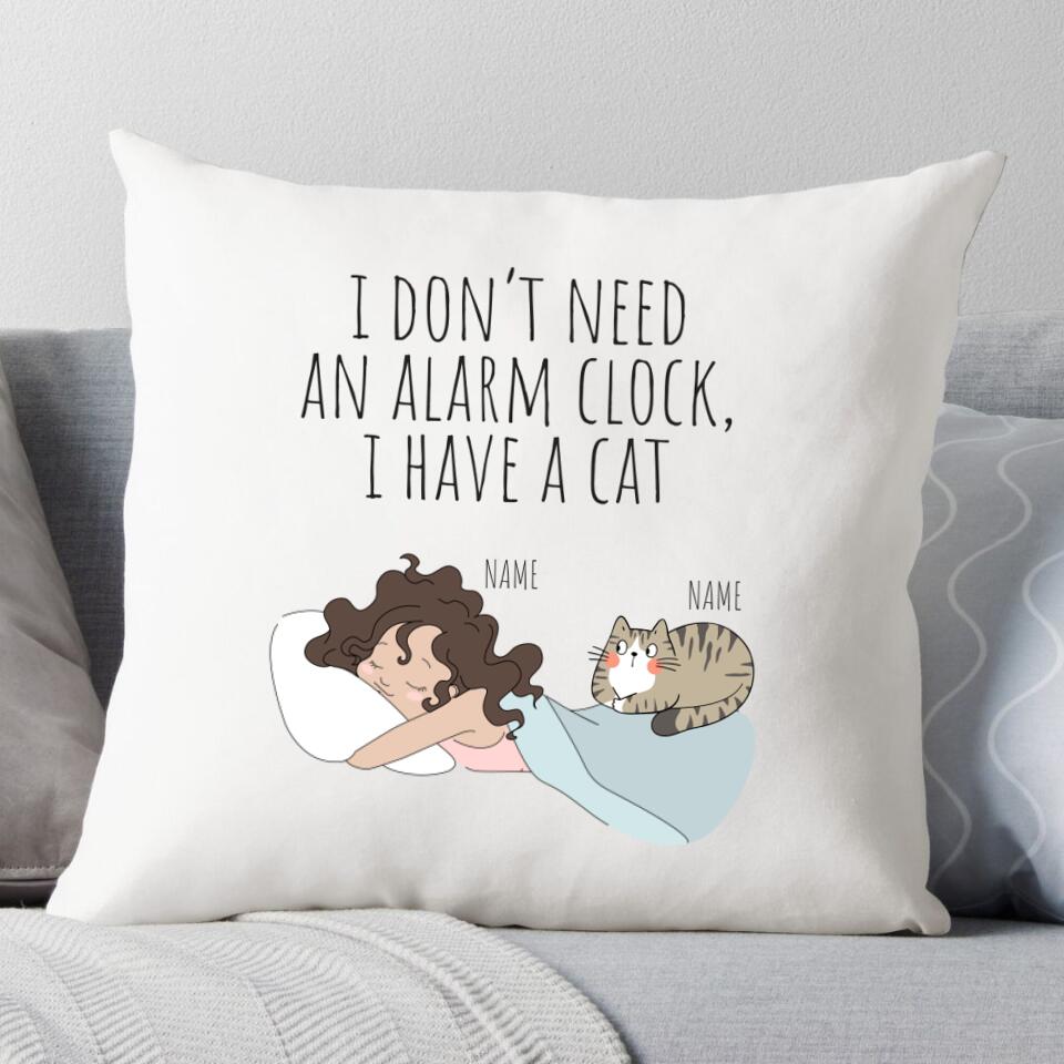 Personalized Cat Pillow