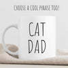 Personalized Cat Dad T-Shirt