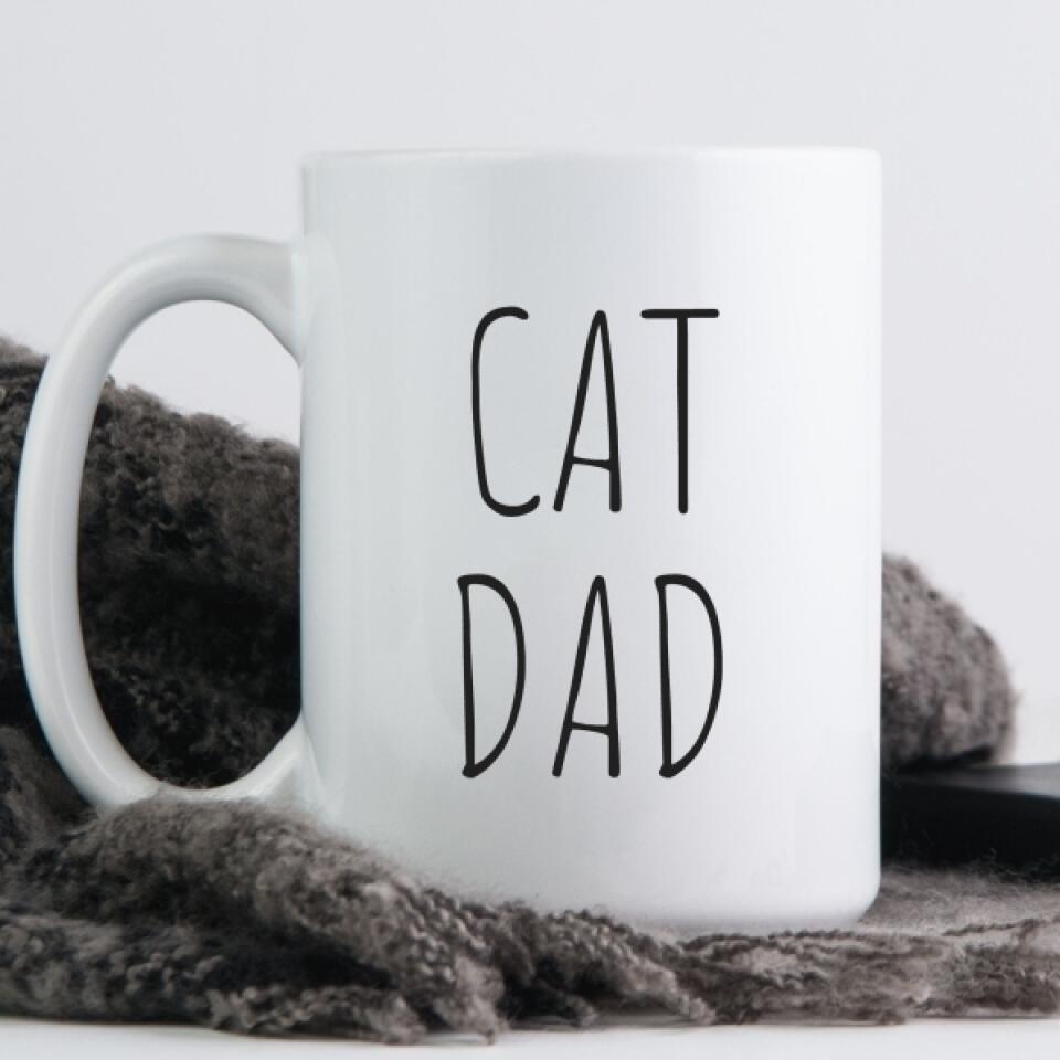 Personalized Cat Dad T-Shirt