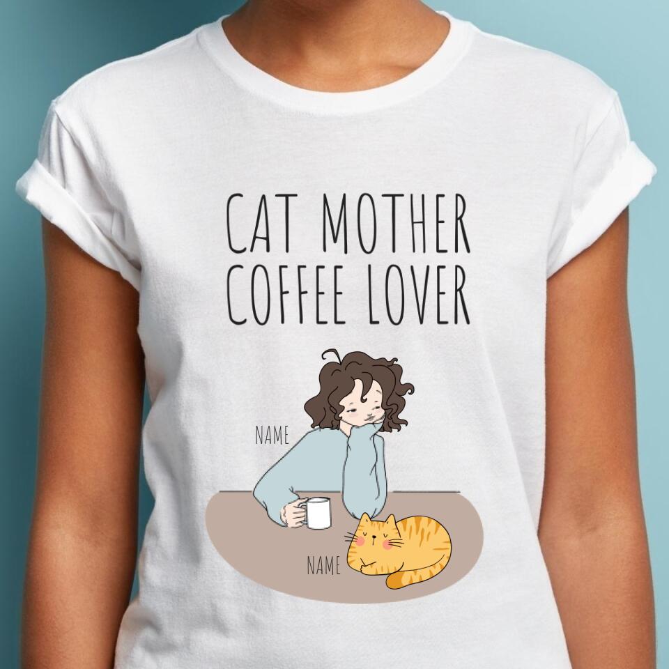 Personalized Cat Morning T-Shirt