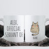 Cat Mom/Dad/Servant Personalized Mug