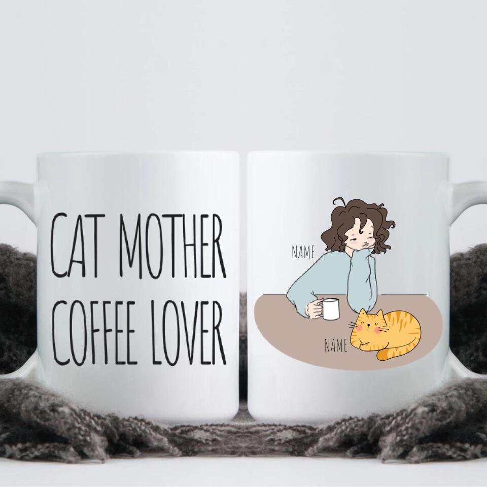 Personalized Cat Morning Mug